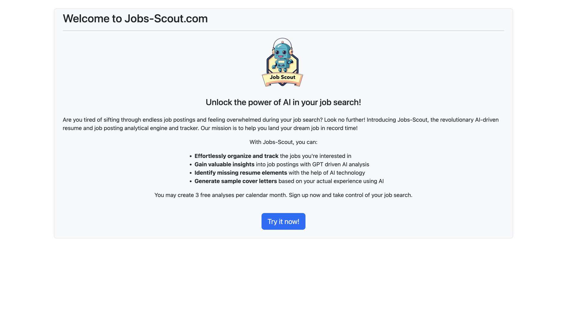 Jobs Scout