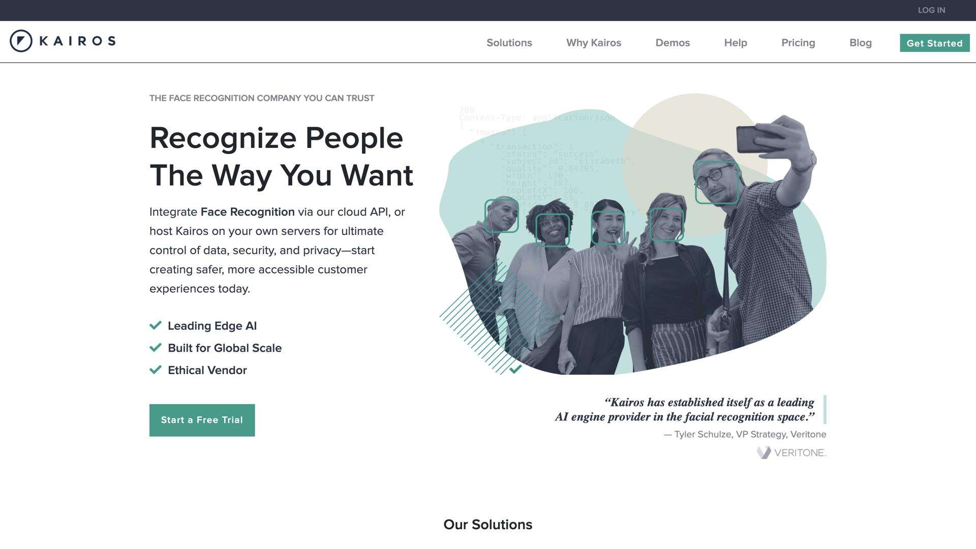 Kairos Facial Recognition