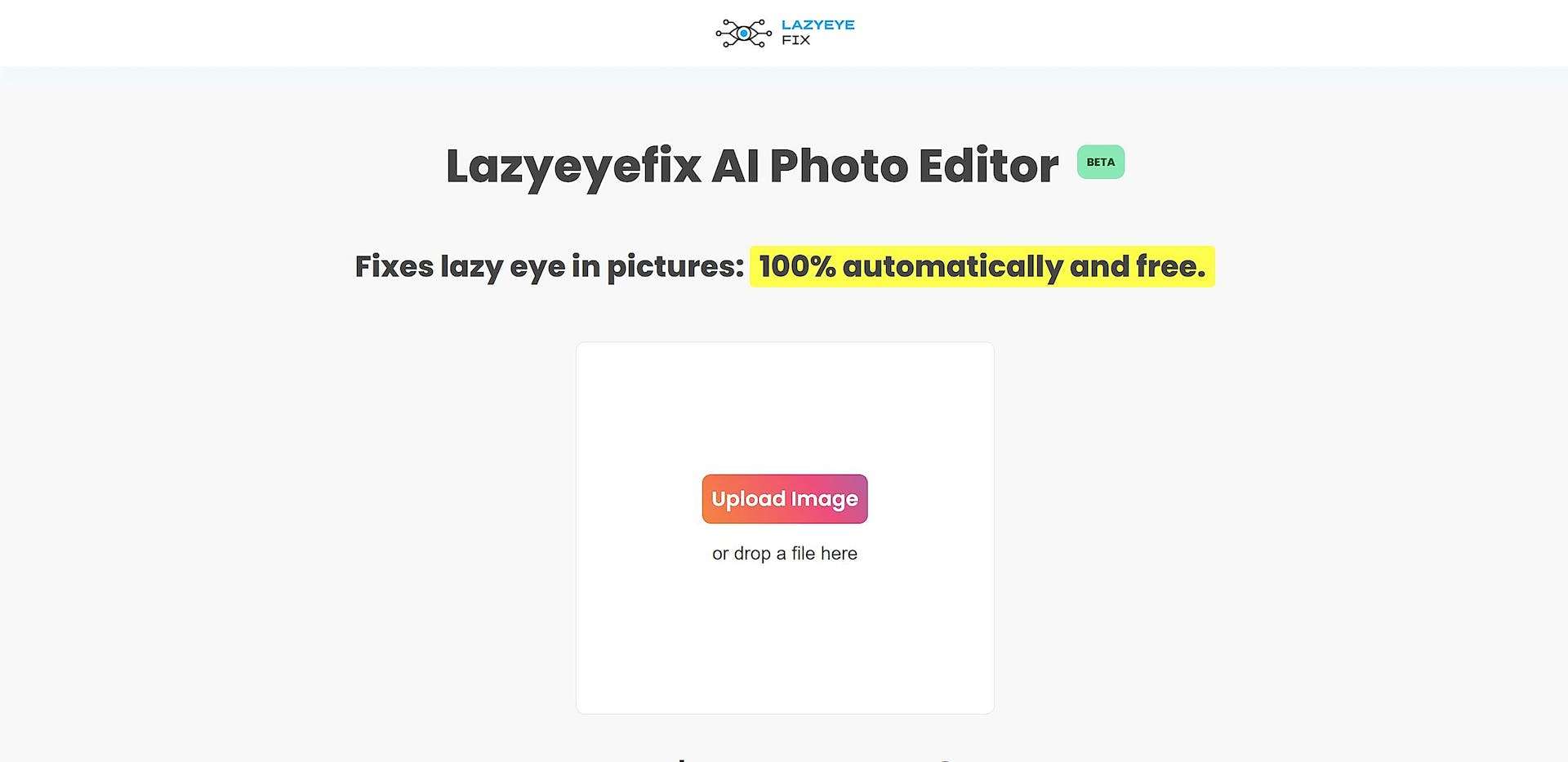 Lazyeyefix AI Photo Editor