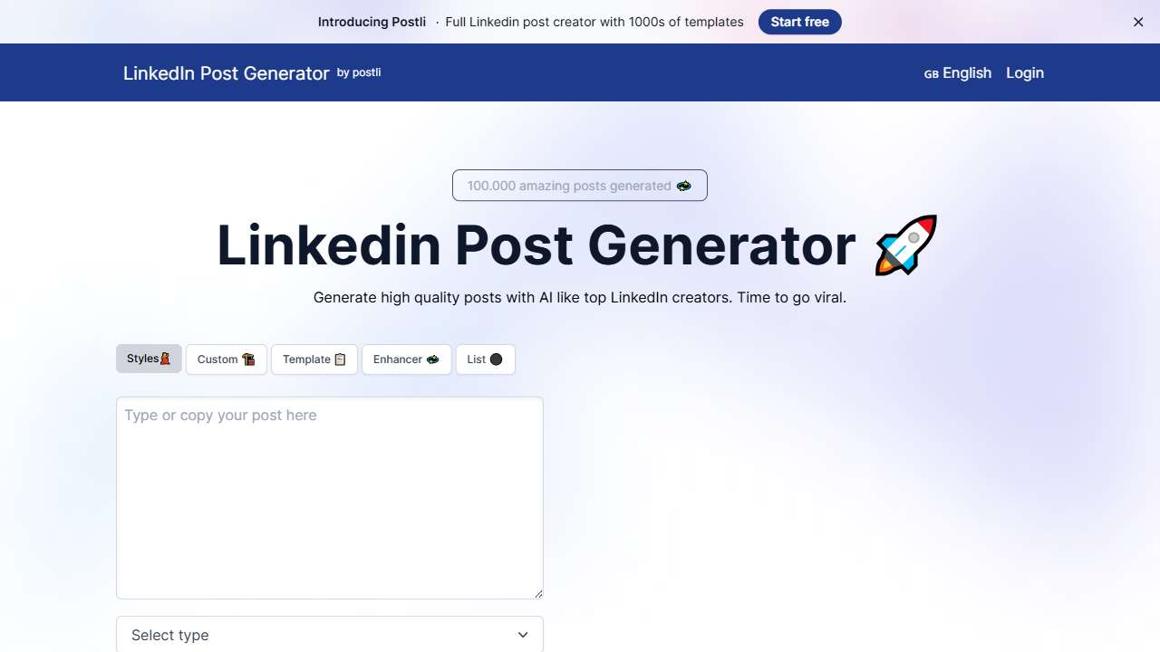 LinkedIn Post Generator