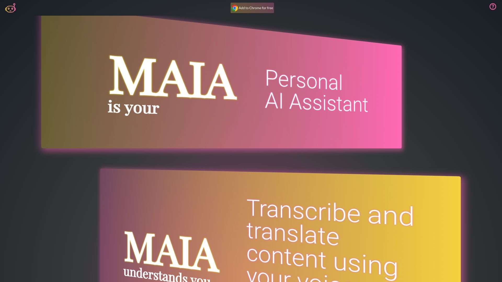 MAIA - My AI Assistant