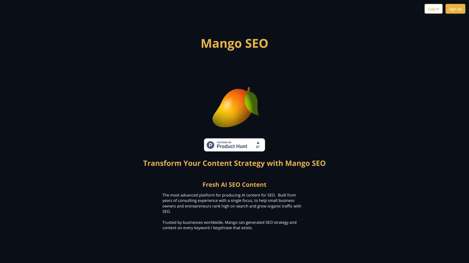 Mango SEO AI