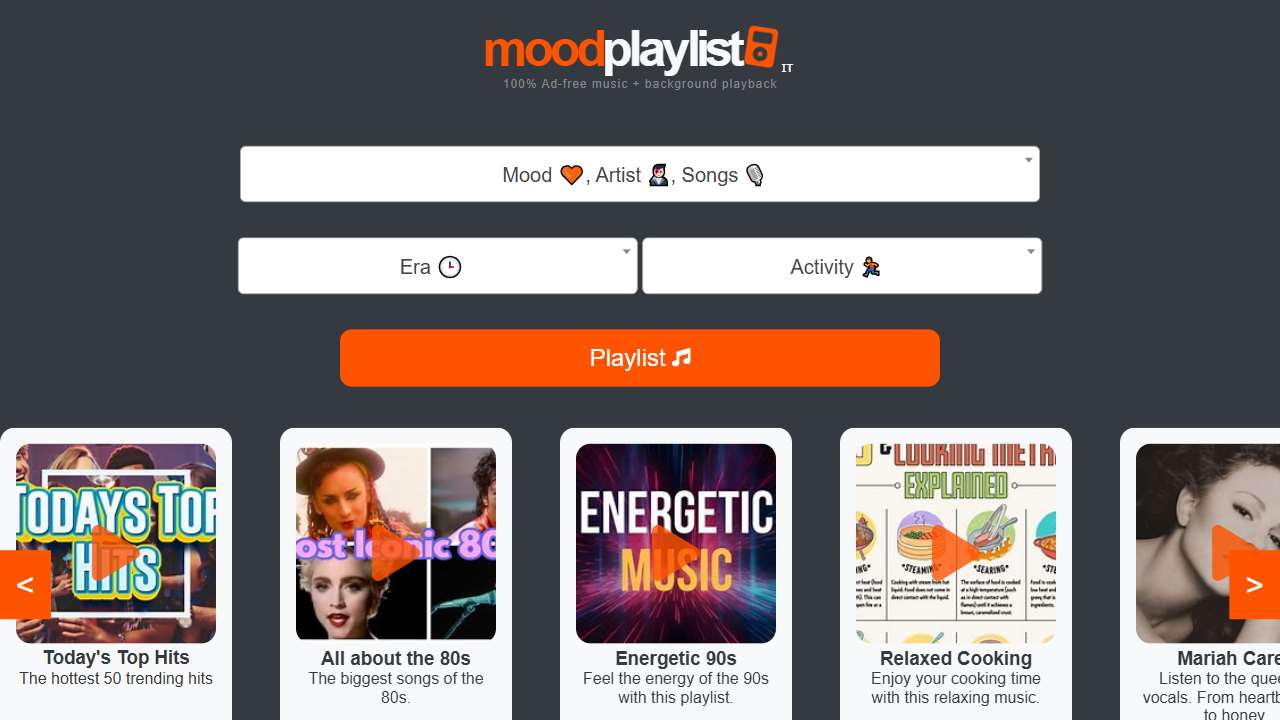 Moodplaylist.com
