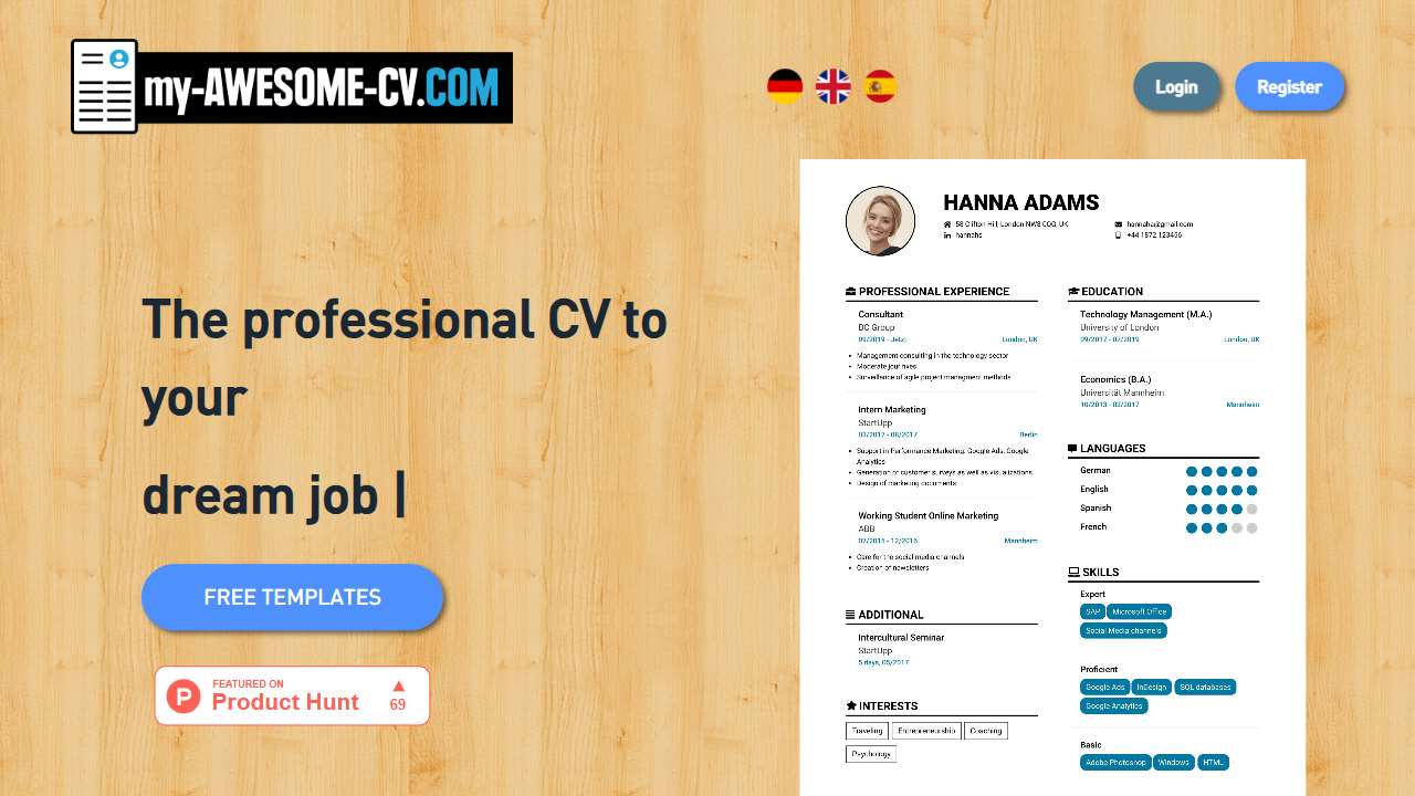my-awesome-cv.com