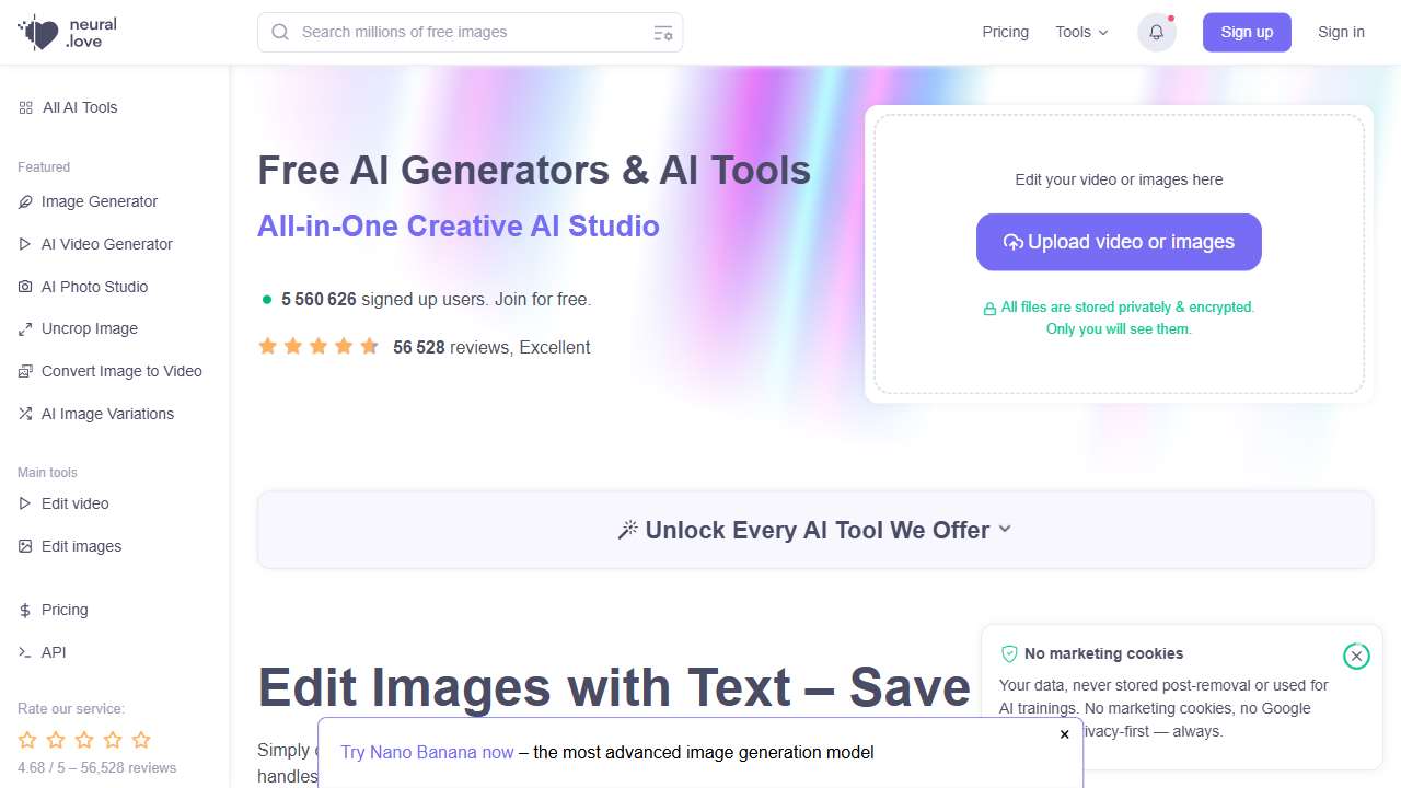 Neural.love Art Generator