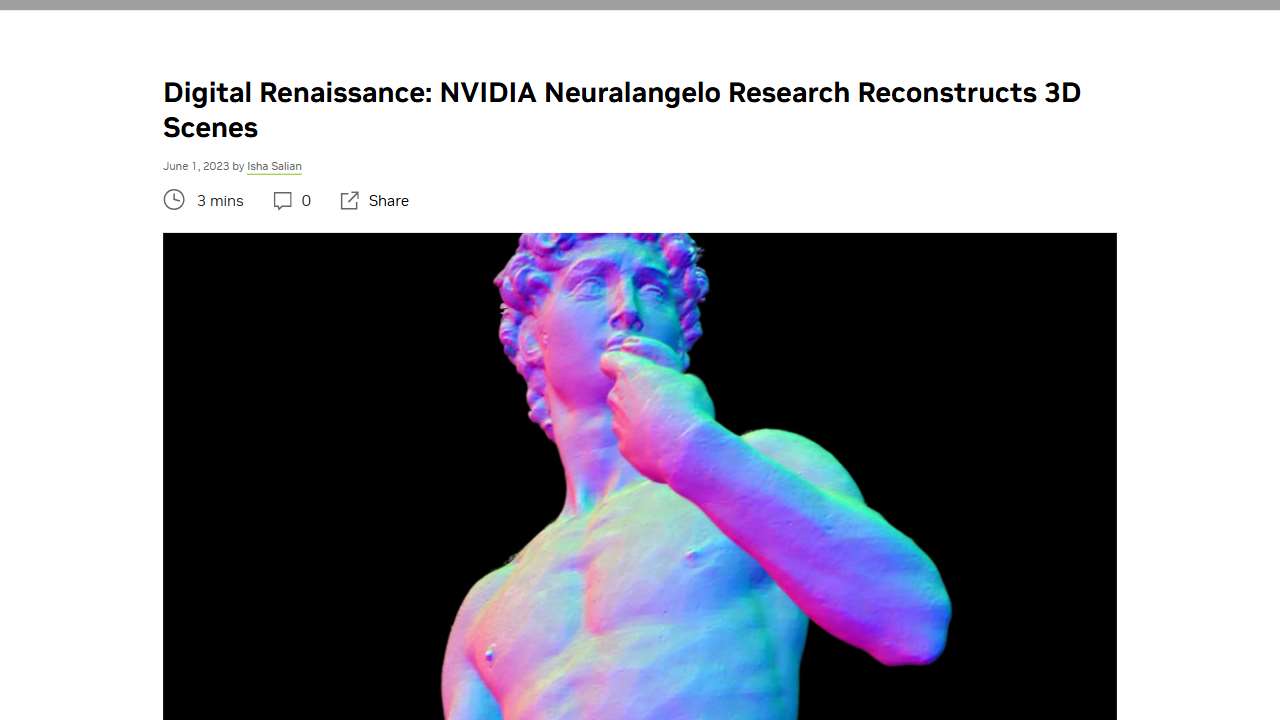 Neuralangelo by NVIDIA