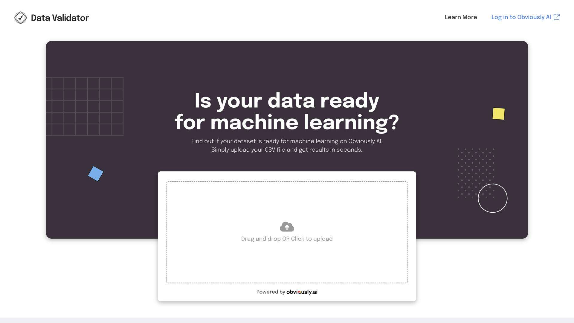 Obviously AI Data Validator