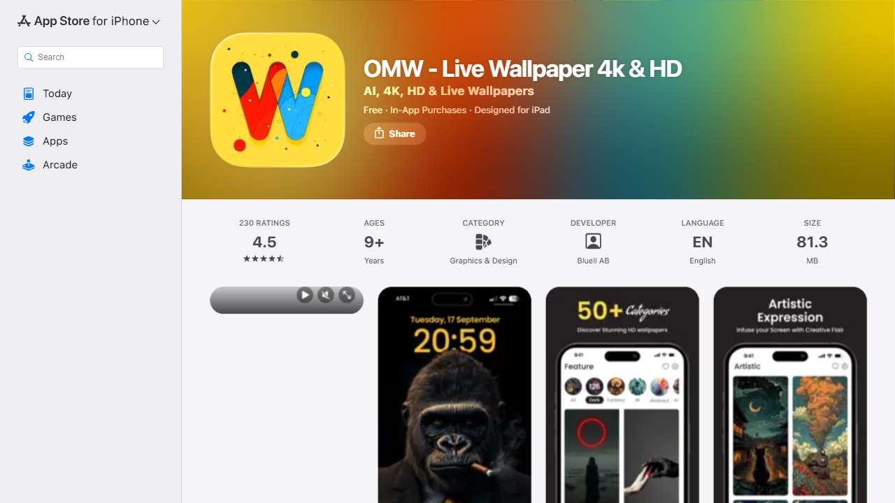 ohmywall AI Wallpapers
