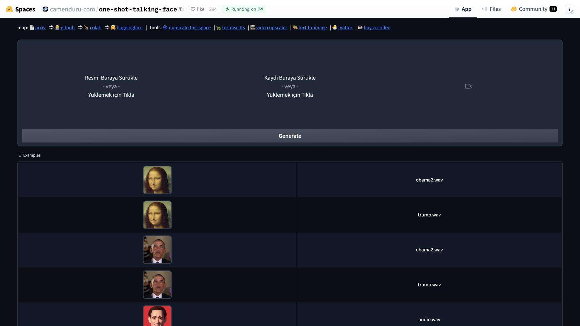 One Shot Talking Face