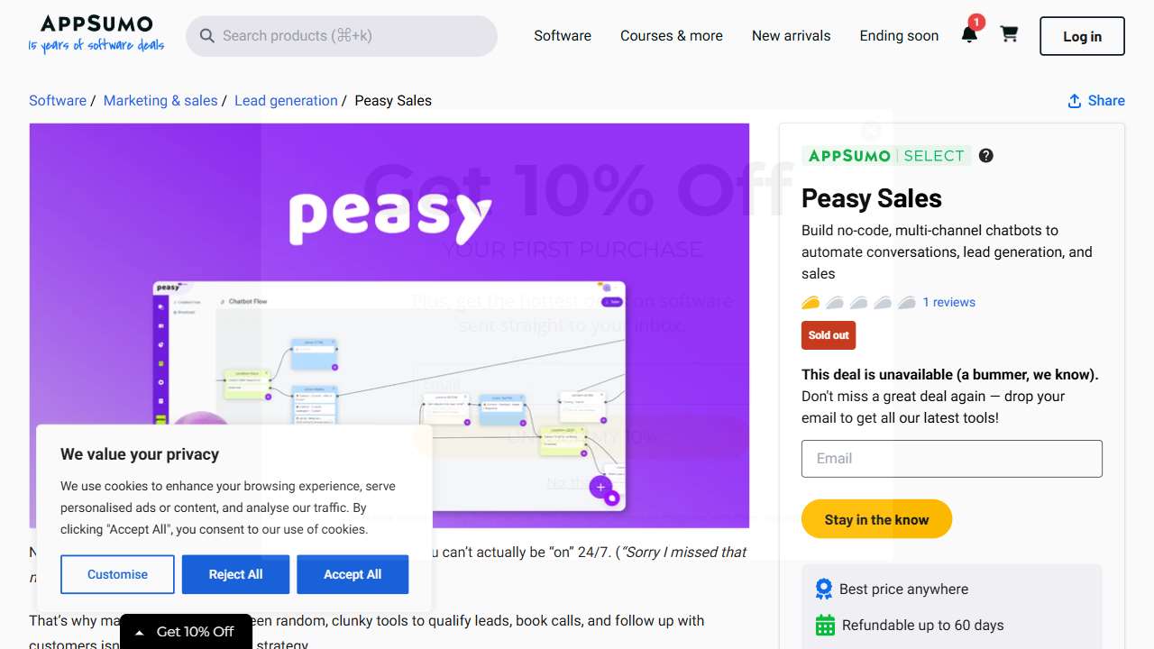 Peasy Sales