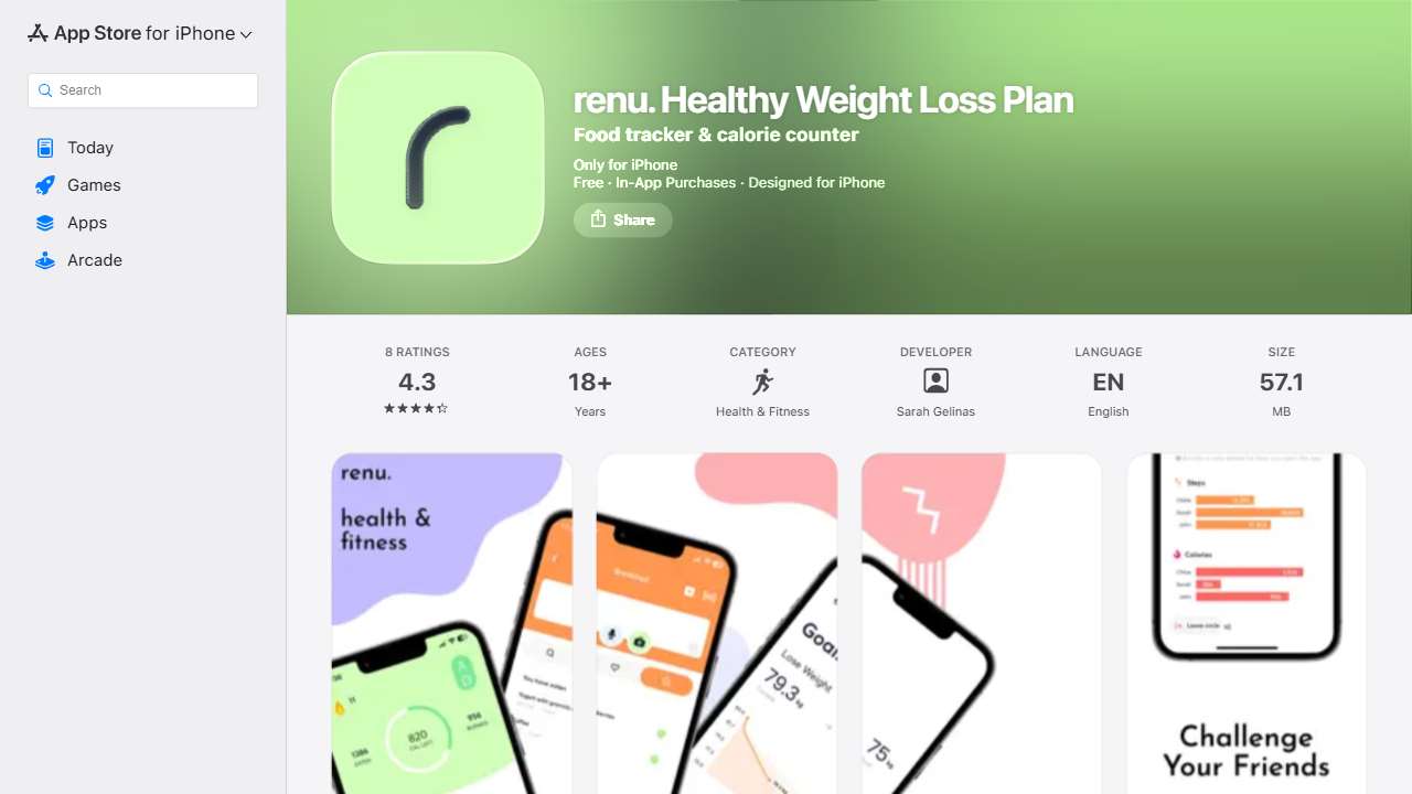 renu. Weight Loss Tracker