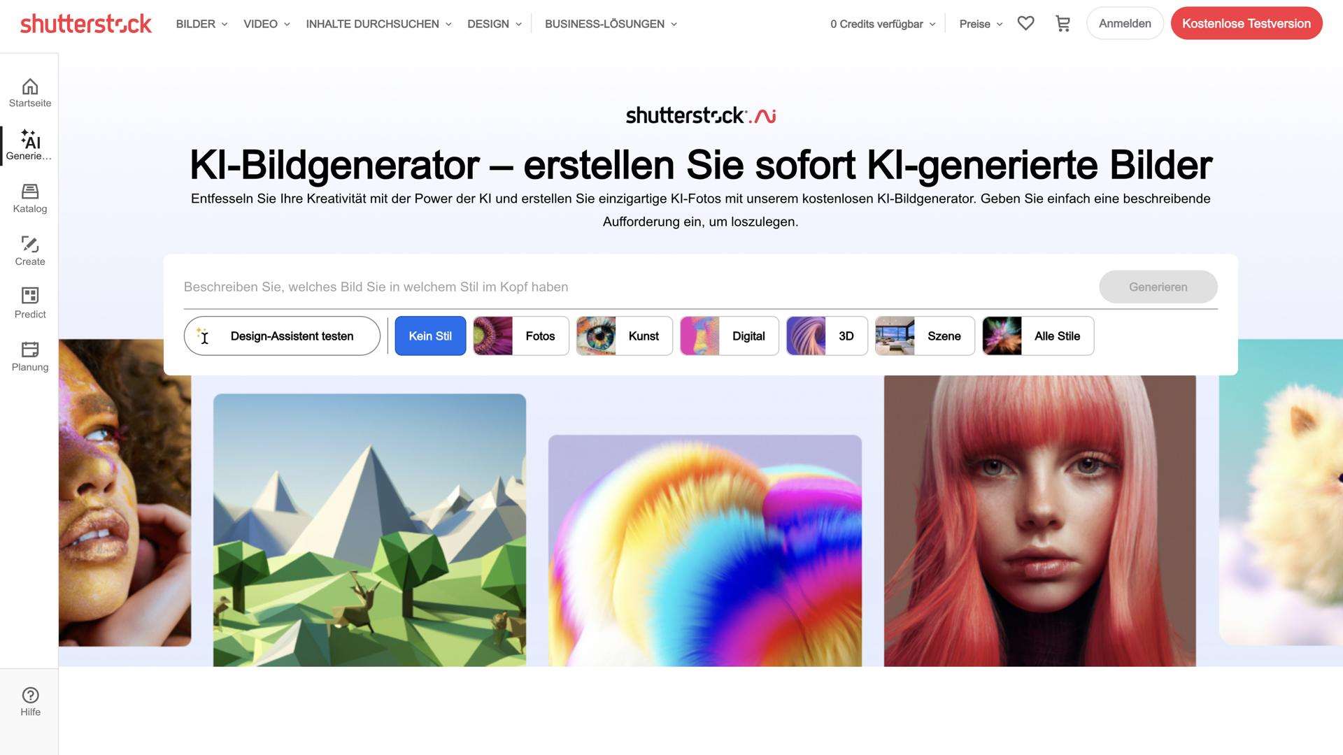 Shutterstock image generator