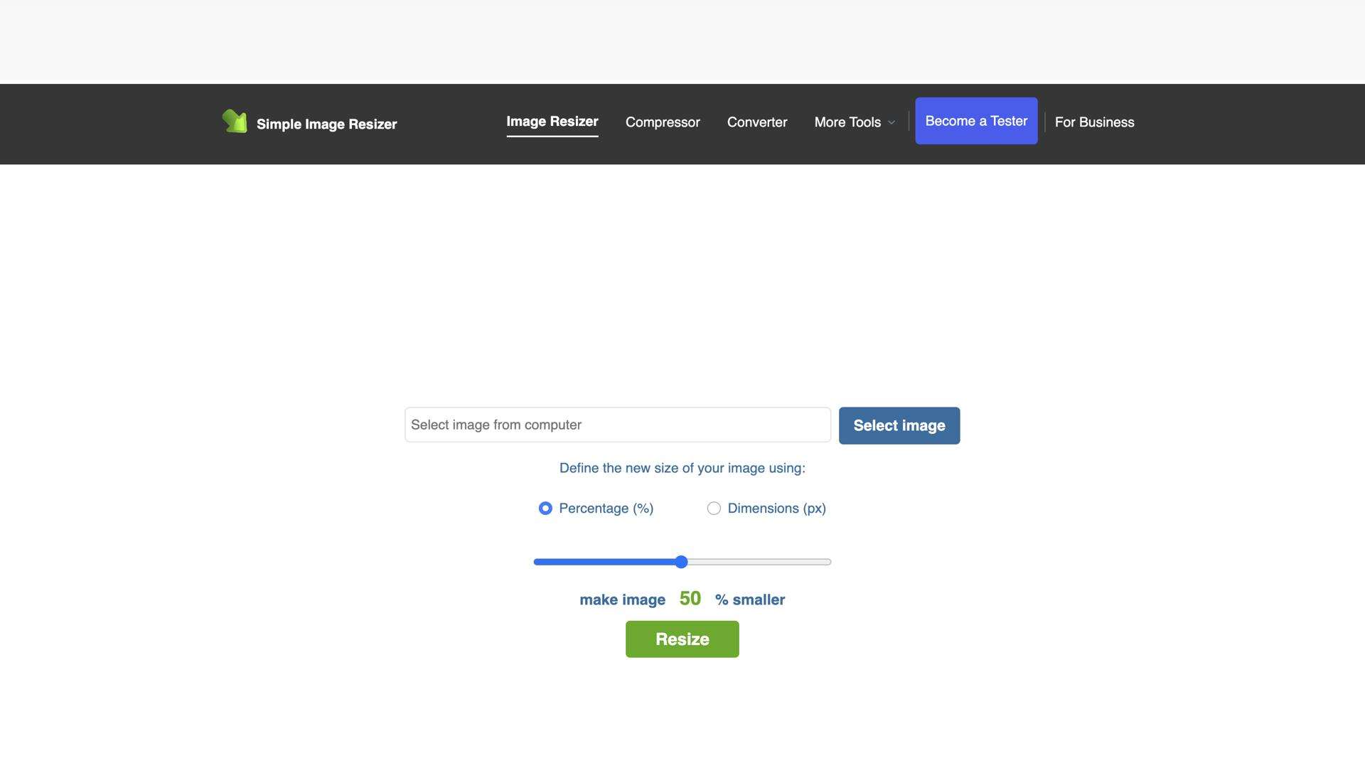 Simple Image Resizer