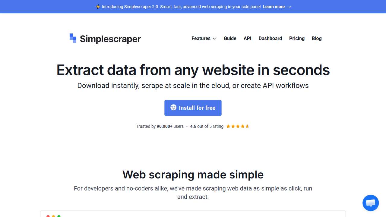 Simplescraper