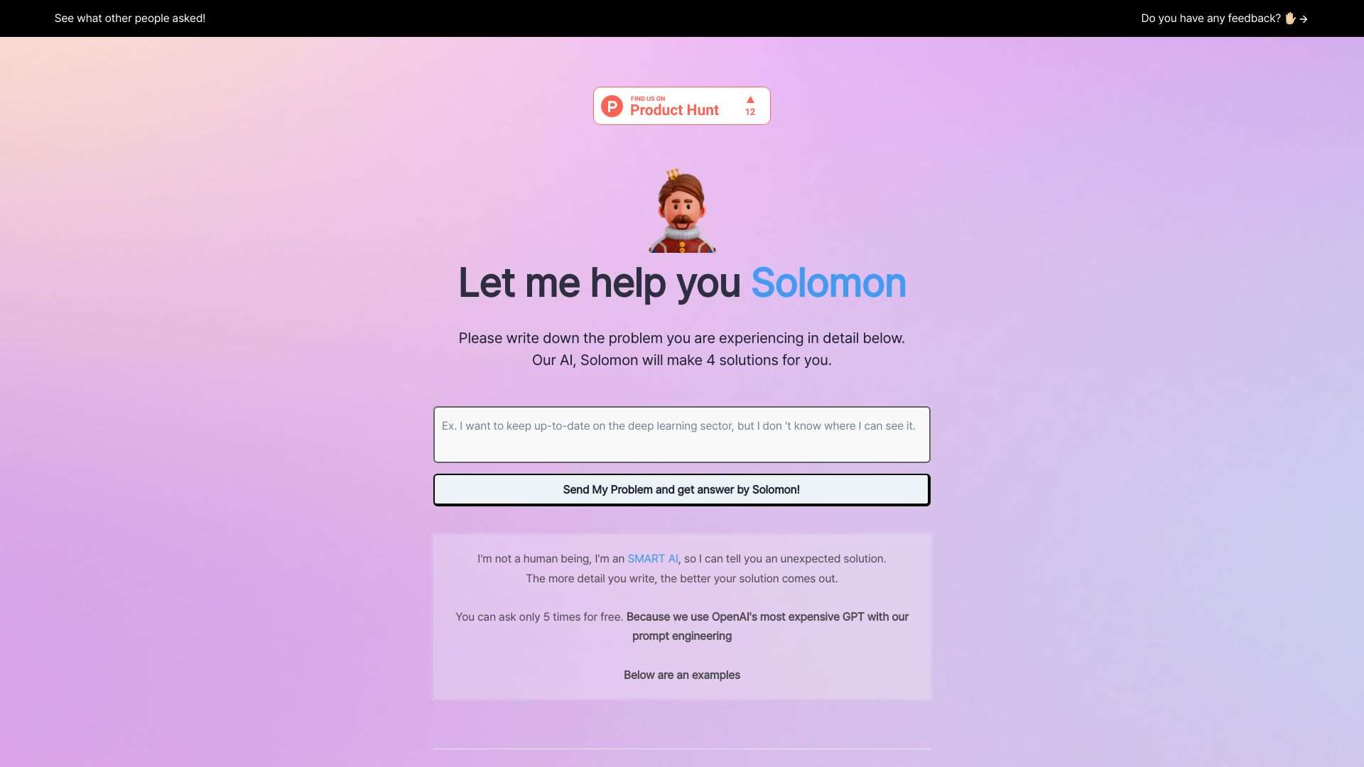 SolomonGPT - solution recommender for U