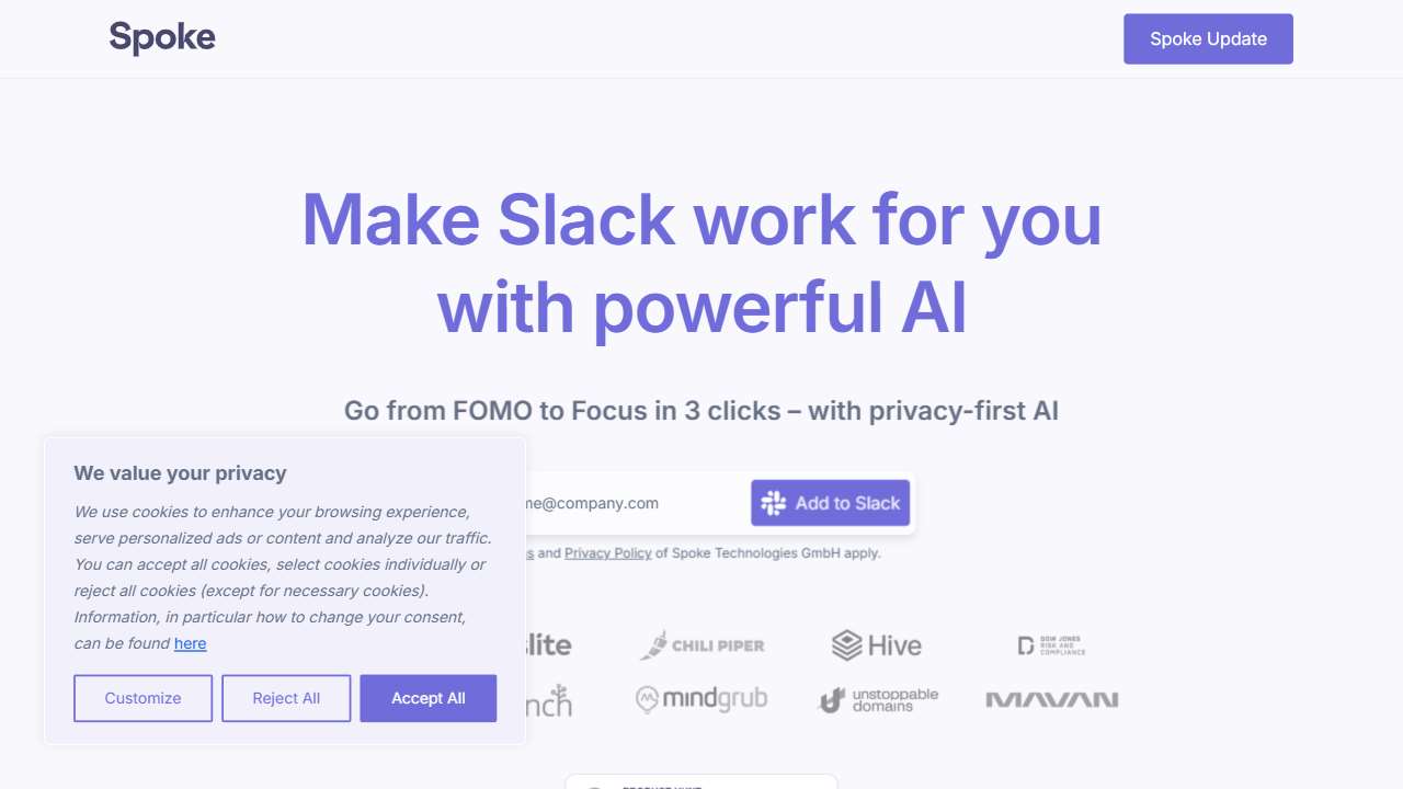 Spoke.ai Slack Summarization