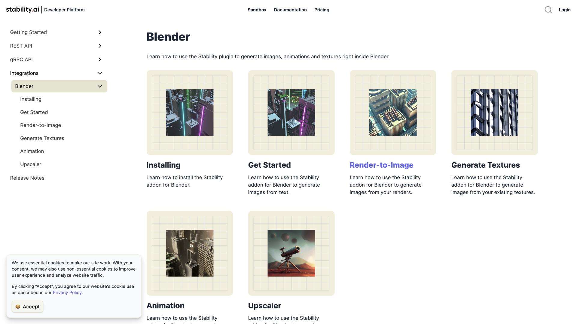Stability for Blender
