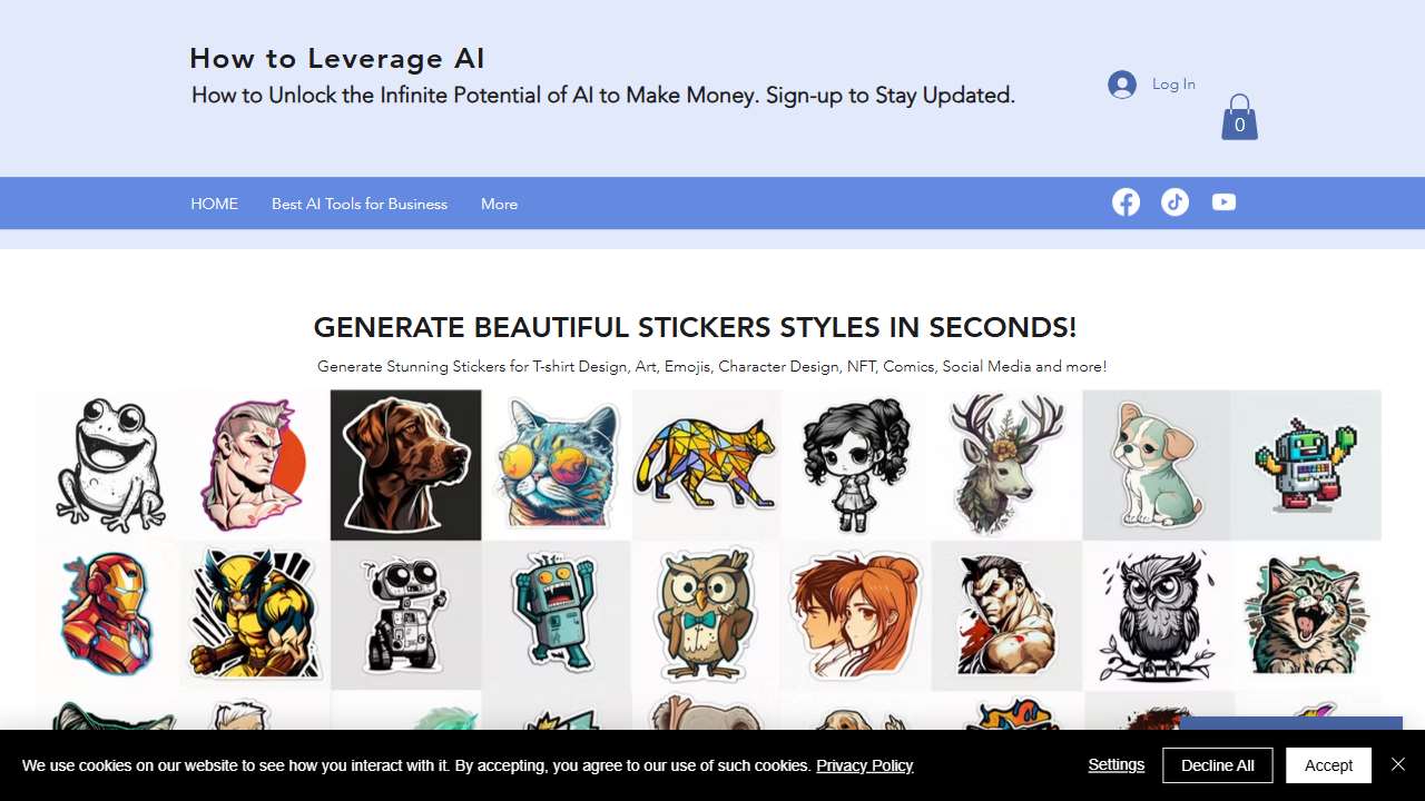 Sticker Prompt Generator