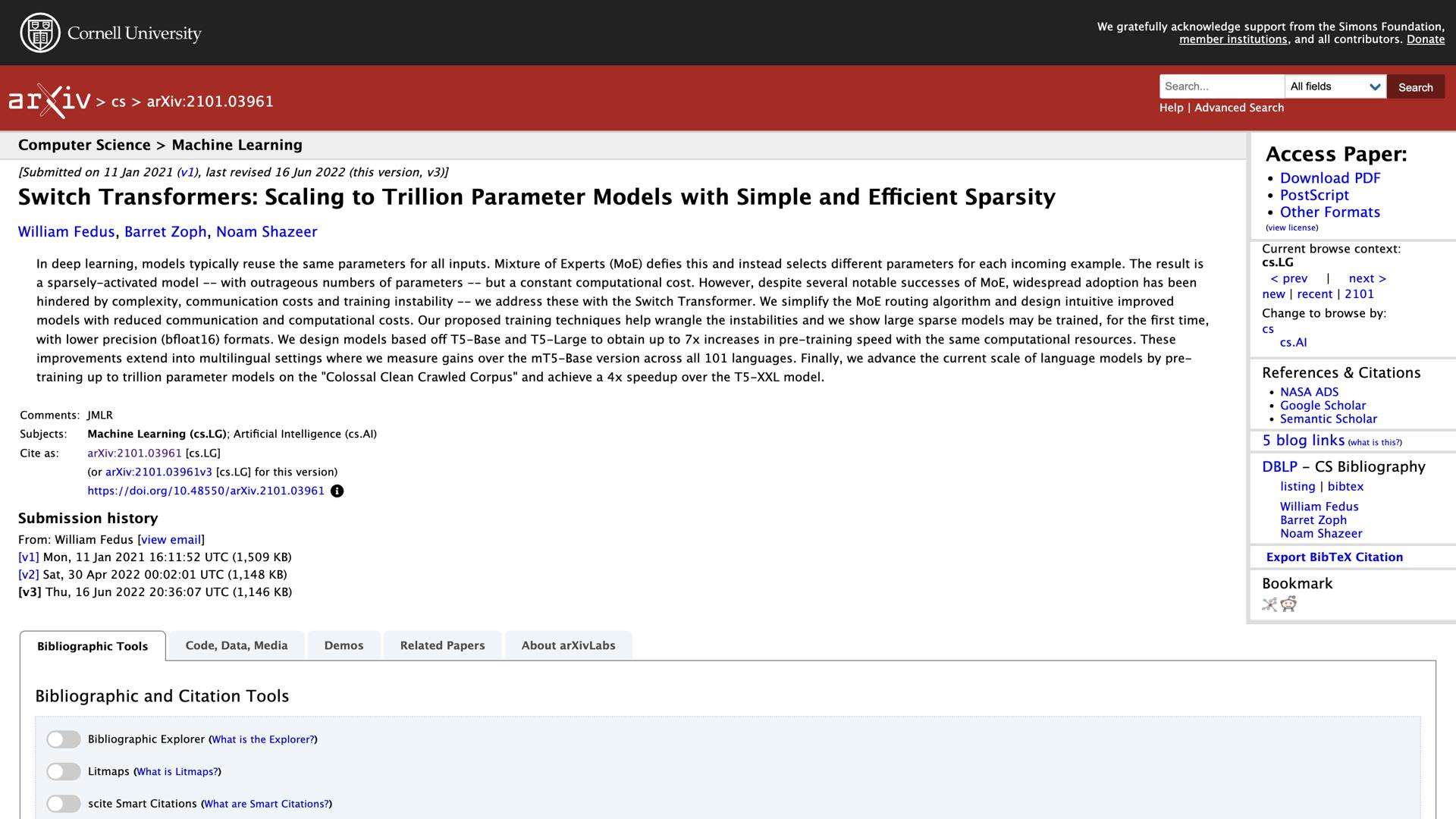Switch Transformers by Google Brain