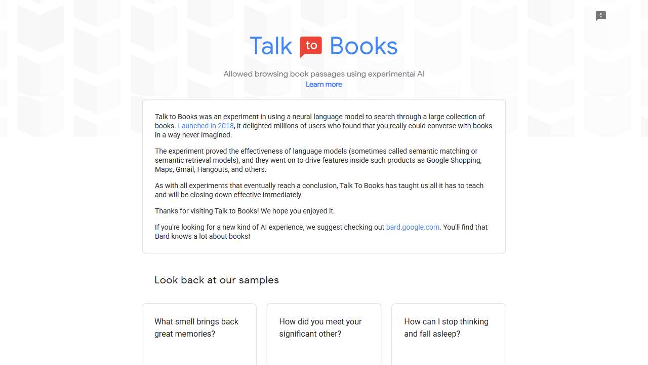 Talk To Books