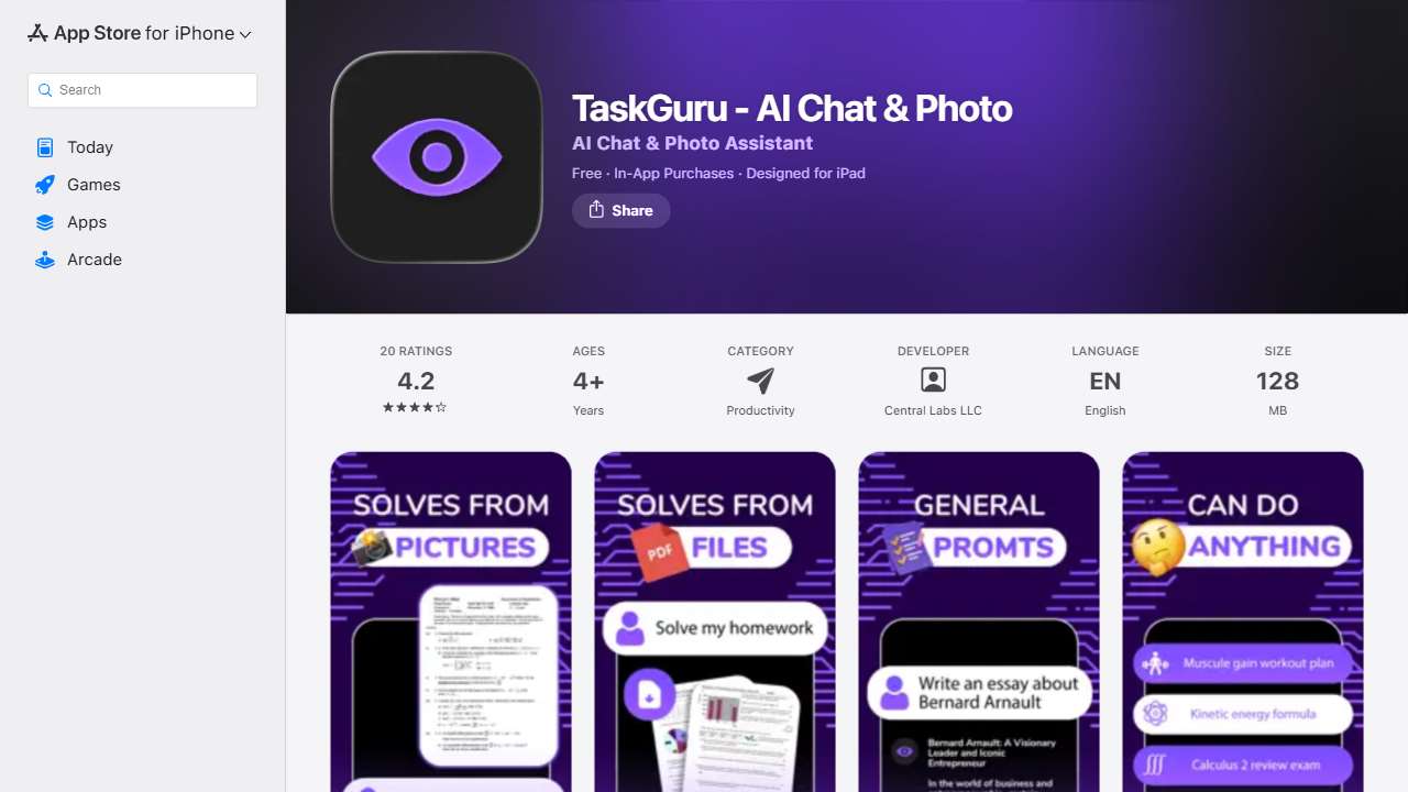 TaskGuru - AI Chat & Photo