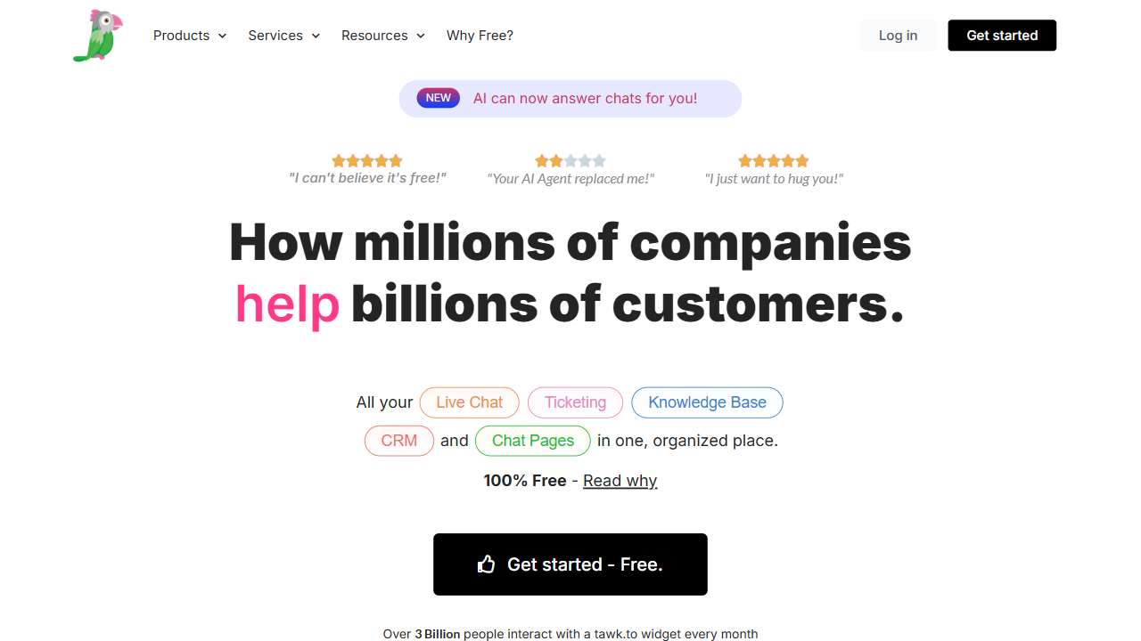 tawk.to Hire Chat Agents