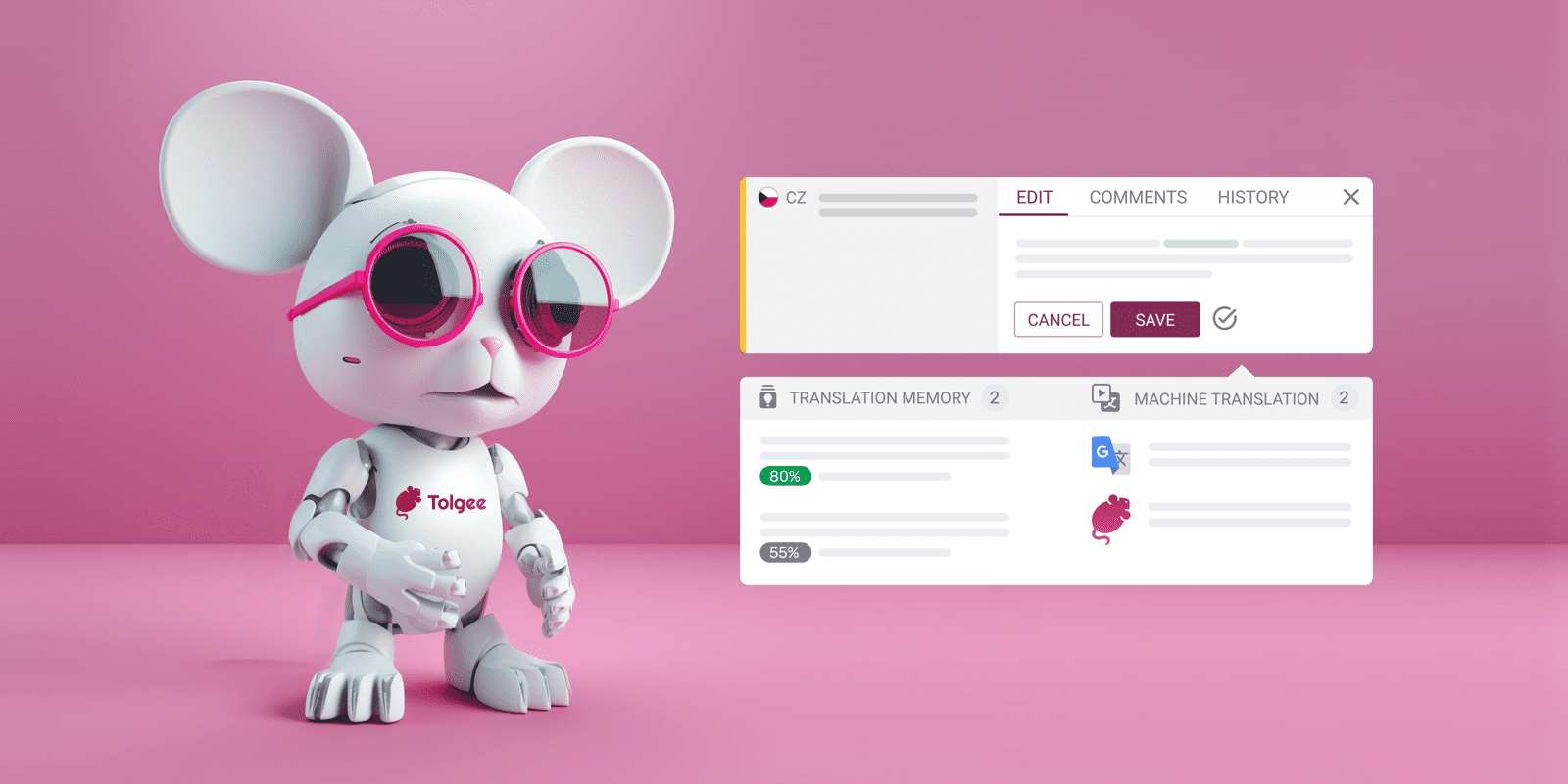 Tolgee AI translator