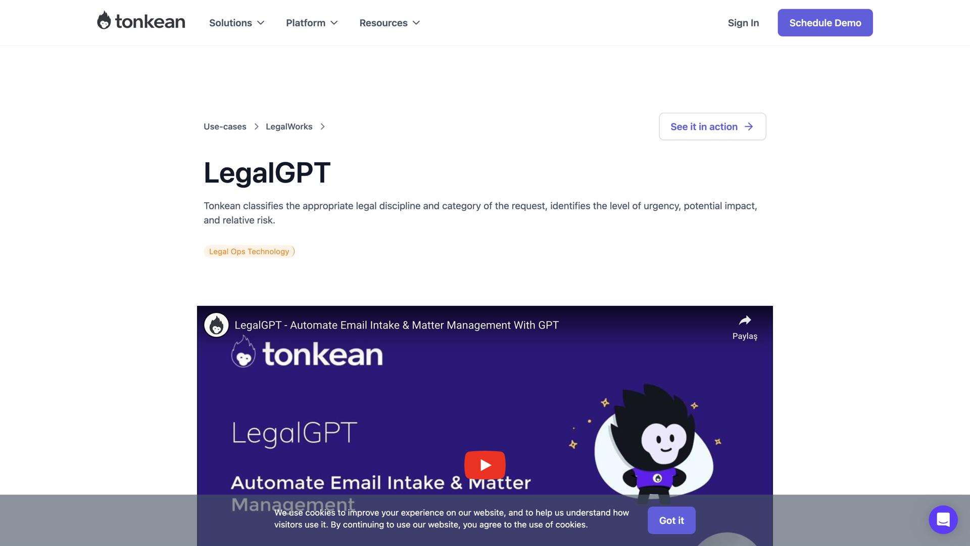 Tonkean LegalGPT