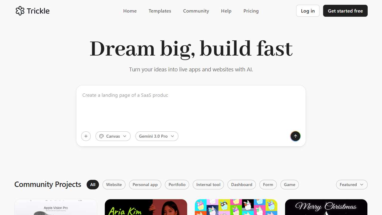 Trickle AI: Prompts Warehouse