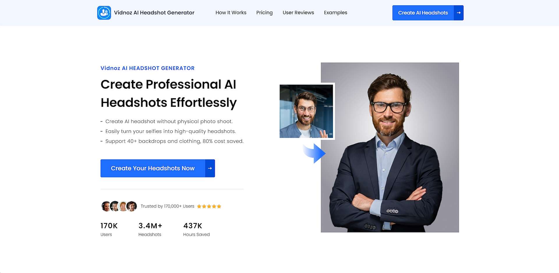 Vidnoz Headshot Generator