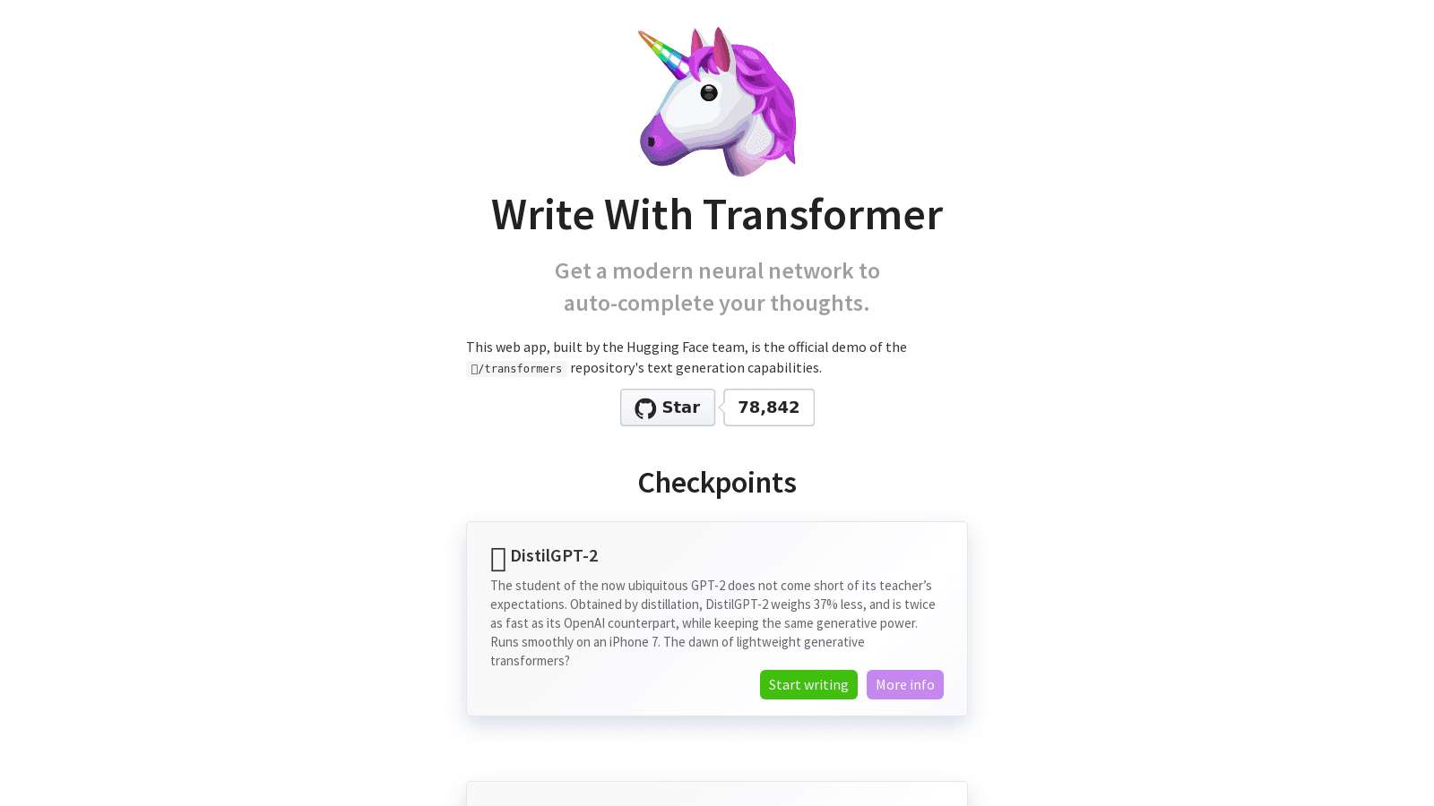 Write with artificial intelligence