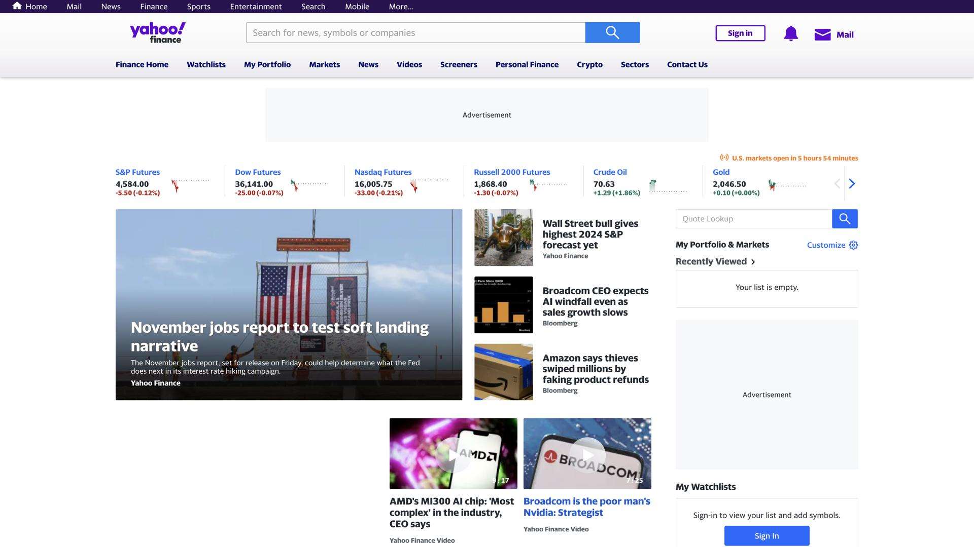 Yahoo Finance