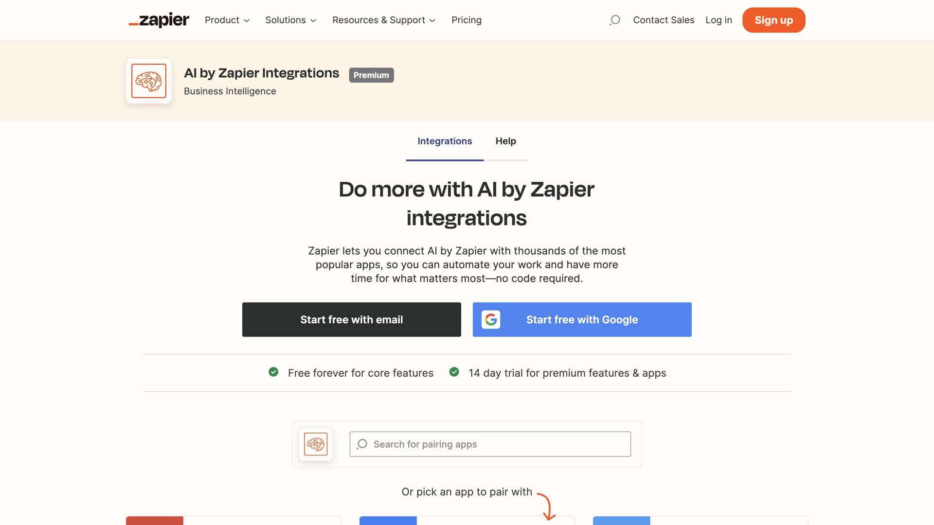 Zapier AI Integrations